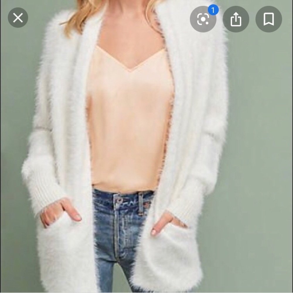 Pocketed Eyelash Cardigan